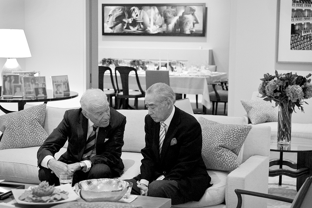 ローダー氏（左）と小林氏（右）の対話